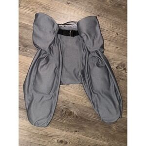 A4 Youth XL Football Pants Gray Integrated Padded Protective Gear With Belt